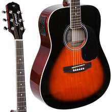 Carregar imagem no visualizador da galeria, Violão Giannini GD1 EQ Eletroacústico Dreadnought 3 Tone Sunburst
