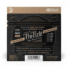 Carregar imagem no visualizador da galeria, Encordoamento Violão Nylon Tensão Media Pro-Arte Nylon Core EJ45 D Addario
