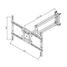 Carregar imagem no visualizador da galeria, Suporte Articulado Para Tv 23-70" SBRP2440 Brasforma
