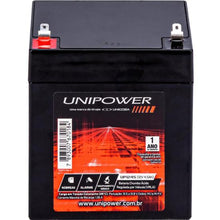 Carregar imagem no visualizador da galeria, Bateria Estacionária Selada 12V 4,5Ah VRLA UP1245 Unipower
