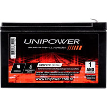 Carregar imagem no visualizador da galeria, Bateria Estacionária Selada 12V 7Ah VRLA UP1270E Unipower

