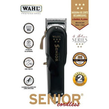 Carregar imagem no visualizador da galeria, Máquina de Corte Wahl Senior Cordless Preta
