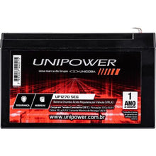 Carregar imagem no visualizador da galeria, Bateria Estacionária Selada 12V 6,4Ah VRLA UP1270SEG Unipower
