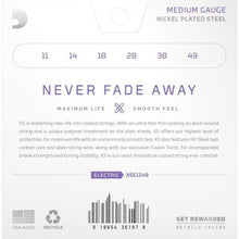 Carregar imagem no visualizador da galeria, Encordoamento Guitarra Revestido .011-.049 XS Nickel XSE1149 D Addario
