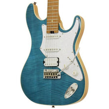 Carregar imagem no visualizador da galeria, Guitarra Aria Pro II 714-MK2 Fullerton Turquoise Blue
