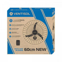Carregar imagem no visualizador da galeria, Ventilador de Parede Ventisol New Premium 60cm Preto 127v

