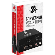 Carregar imagem no visualizador da galeria, Conversor De Vídeo Vga X Hdmi 5+
