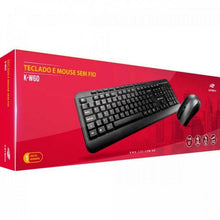 Carregar imagem no visualizador da galeria, Kit Teclado e Mouse C3Tech K-W60BK Sem Fio
