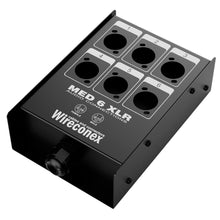 Carregar imagem no visualizador da galeria, Painel Para Multicabos Sem Conectores 6 Vias Xlr - Wireconex
