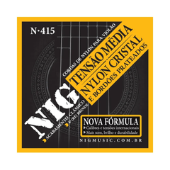 Encordoamento Violão NIG N-415 Tensão Média - Nylon