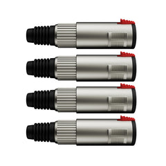 Conector P10 1/4 Femea Linha Trs Wc 197 Wireconex 04 Unidades