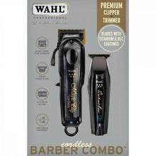 Carregar imagem no visualizador da galeria, Kit de Máquina de Corte e Acabamento Wahl Cordless Preto
