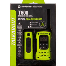 Carregar imagem no visualizador da galeria, Rádio Comunicador Talkabout Motorola T600BR H2O 35km Verde - PAR / 2
