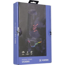 Carregar imagem no visualizador da galeria, Suporte Para Headset Fortrek Vickers RGB Preto
