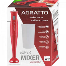 Carregar imagem no visualizador da galeria, Super Mixer Agratto MXV-02 200W Vermelho 220v
