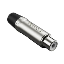Carregar imagem no visualizador da galeria, Plug Rca Fêmea Nickel Plt Wc 1222 Fl Bk Ni Wireconex 10 Unidades

