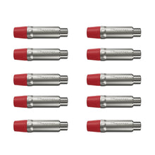 Carregar imagem no visualizador da galeria, Plug Rca Fêmea Nickel Plt Wc 1222 Fl Rd Ni Wireconex 10 Unidades
