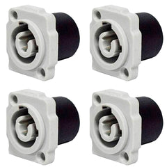 Conector De Ac-out Painel Wc 1833 Out P Gy Pgy Azul Wireconex 04 Unidades