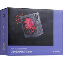 Carregar imagem no visualizador da galeria, Fonte Gamer ATX Fortrek Crusader 500W Preta
