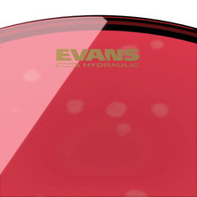 Carregar imagem no visualizador da galeria, Pele Batedeira Bumbo 22' Vermelha Evans Hydraulic BD22HR
