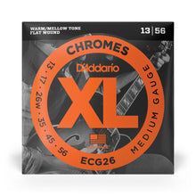 Carregar imagem no visualizador da galeria, Encordoamento Guitarra 13-56 D Addario XL Chromes ECG26
