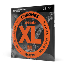 Carregar imagem no visualizador da galeria, Encordoamento Guitarra 13-56 D Addario XL Chromes ECG26
