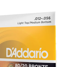 Carregar imagem no visualizador da galeria, Encordoamento Violão Aço 12-56 D Addario 80/20 Bronze EJ14
