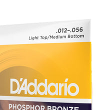 Carregar imagem no visualizador da galeria, Encordoamento Violão Aço 12-56 D Addario Phosphor Bronze J19
