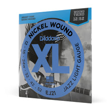 Carregar imagem no visualizador da galeria, Encordoamento Para Guitarra 12-52 D Addario XL Nickel EJ21
