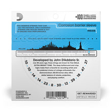 Carregar imagem no visualizador da galeria, Encordoamento Violão Aço 12C 10-47 D Addario 80/20 Bronze

