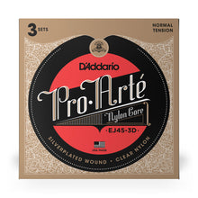 Carregar imagem no visualizador da galeria, Encordoamento Violão Nylon (3 Jogos) D Addario EJ45-3D
