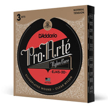 Carregar imagem no visualizador da galeria, Encordoamento Violão Nylon (3 Jogos) D Addario EJ45-3D
