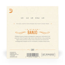 Carregar imagem no visualizador da galeria, Encordoamento Banjo 5C D Addario Nickel Plated Steel EJ61
