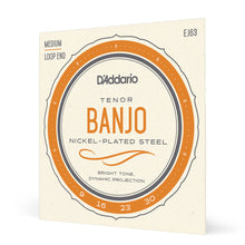 Carregar imagem no visualizador da galeria, Encordoamento Banjo Tenor D Addario Nickel Plated Steel EJ63
