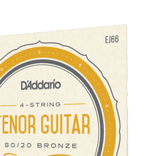 Carregar imagem no visualizador da galeria, Encordoamento Violão Tenor Aço D Addario Bronze 80/20 EJ66
