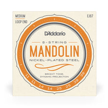 Carregar imagem no visualizador da galeria, Encordoamento Bandolim 11-39 D Addario Nickel Plated EJ67
