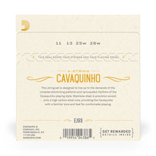 Carregar imagem no visualizador da galeria, Encordoamento Cavaquinho .011 D Addario Stainless Steel EJ93
