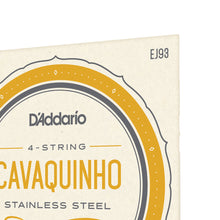 Carregar imagem no visualizador da galeria, Encordoamento Cavaquinho .011 D Addario Stainless Steel EJ93
