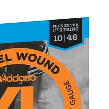Carregar imagem no visualizador da galeria, Encordoamento Guitarra 10-46 Corda Extra D Addario EXL110-B
