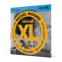 Carregar imagem no visualizador da galeria, Encordoamento Guitarra 10.5-48 D Addario XL Nickel EXL110+
