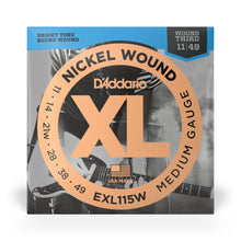 Carregar imagem no visualizador da galeria, Encordoamento Guitarra 11-49 D Addario XL Nickel EXL115W
