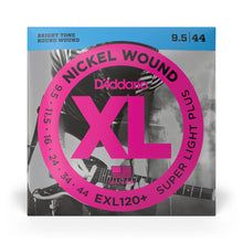 Carregar imagem no visualizador da galeria, Encordoamento Guitarra 9.5-44 D Addario XL Nickel EXL120+
