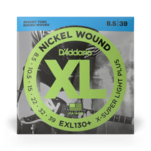 Carregar imagem no visualizador da galeria, Encordoamento Guitarra 8.5-39 D Addario XL Nickel EXL130+
