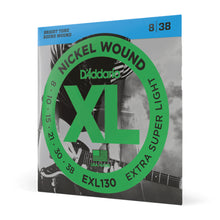 Carregar imagem no visualizador da galeria, Encordoamento Guitarra 08-38 D Addario XL Nickel EXL130
