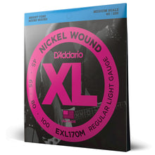 Carregar imagem no visualizador da galeria, Encordoamento Baixo 4C 45-100 D Addario XL Nickel EXL170M
