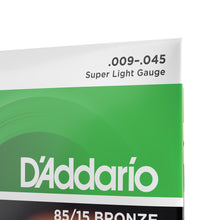 Carregar imagem no visualizador da galeria, Encordoamento Violão Aço 09-45 Corda Extra D Addario EZ890-B
