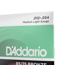 Carregar imagem no visualizador da galeria, Encordoamento Violão Aço 12-54 D Addario 85/15 Bronze EZ920
