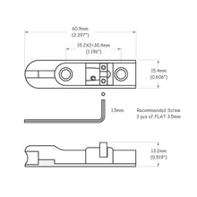 Carregar imagem no visualizador da galeria, Ponte Para Baixo 6 Cordas Fixa Cromada Spirit IDV-6B-CR1561
