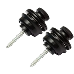 Strap Lock Roldana P/Guitarra C/trava Preta SL60BK Par Smart