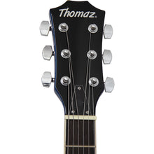 Carregar imagem no visualizador da galeria, Guitarra Elétrica Sg De Madeira Maciça Thomaz Teg 340 Azul
